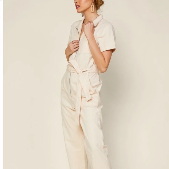 Skies are Blue Jumpsuit Zip Front - Picture 3 of 11